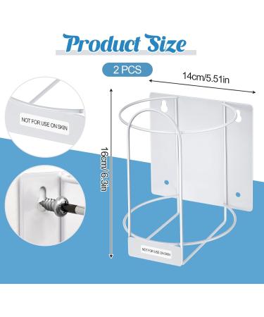 Maxcheck Wall Bracket for Wet Wipes - Robust Bucket Holder & Organizer for Hospitals Bedrooms & Offices - Versatile White Wiping Stand - Buy Online on GoSupps.com