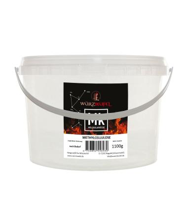 Methylcellulose MC gelling and thickening agent E 461. Molecular cuisine. PE bucket 1100g. (1.1 KG)