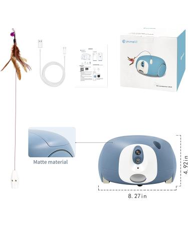 Pumpkii Home Robot Pet Camera with Treat Dispenser, App Control, 2-Way Audio, 1080P HD Camera, Night Vision | Interactive Cat Dog Toy - Buy Online on GoSupps.com