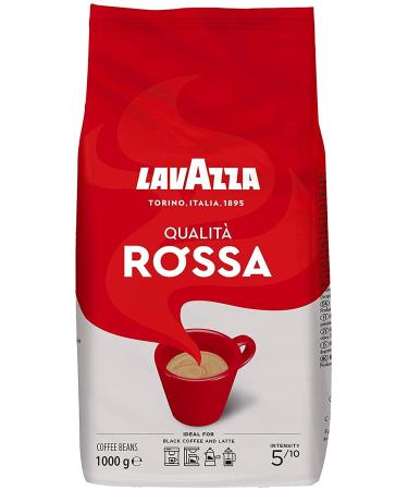 Buy Lavazza Qualita Rossa Coffee Beans - Arabica & Robusta Medium Roast (1KG Pack of 6) - Chocolate Flavor | International Shipping Available - Buy Online on GoSupps.com