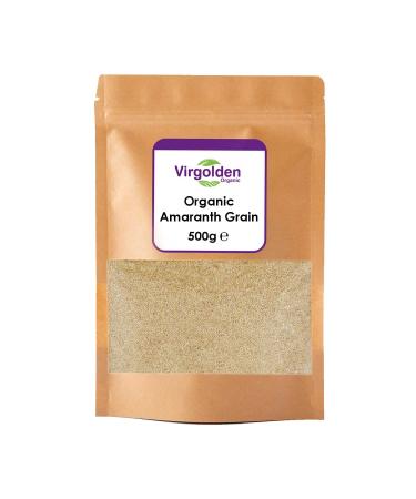 Organic Amaranth Grain (Seeds) 500g by Virgolden Organic