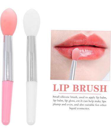 DOITOOL 2 Sets Lip Stick Dust Cover Scrubber Eyeshadow Applicator Makeupset Exfoliating Lip Brush Facial Tool Silicone Lip Brush Beauty Tools Cosmetic Silica Gel Facial Mask Miss - Buy Online on GoSupps.com