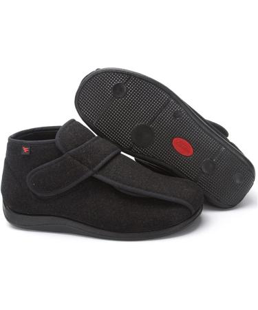 Yytcsjz Diabetic Edema Shoes | Elderly Outdoor Cozy Arthritis House Shoes | Comfy Warm | Black 26cm - Buy Online on GoSupps.com