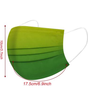 Buy Deaamygline 50-Piece Colorful 3-Layer Mouth Protection - Breathable Non-Woven Mask for Adults | Multifunctional Scarf Bandana for Men & Women - International Shipping Available - Buy Online on GoSupps.com