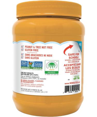 WOWBUTTER - (Safe-For-School) - Tastes Just Like Peanut Butter! - Creamy - 2 x 2kg - Buy Online on GoSupps.com