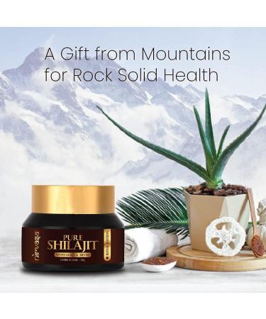 ORGANIZE Nirvasa Pure Shilajit resin with pure gold and silver the worlds purest and best shilajeet premium ayurvedic natural shilajit resin 30 grams pack of 1 - Buy Online on GoSupps.com