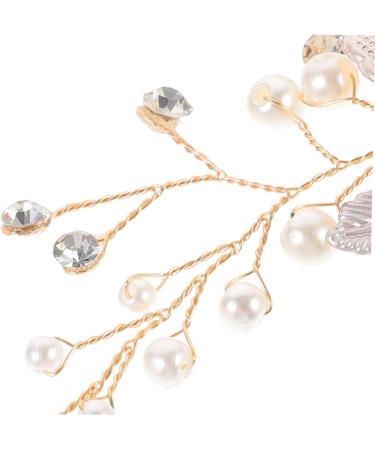 DOITOOL Hair Comb Aesthetic Hair Accessories Hair Styling Accessories Floral Hair Headpiece Flower Clips Wedding Headdresss Birthday Headpiece Decor Rhinestones Pin Diamond Bride - Buy Online on GoSupps.com