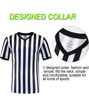 Shinestone Referee Shirt - V Neck Costume for Women & Men - Perfect for Football, Soccer & Sports - Christmas Large - Buy Online on GoSupps.com