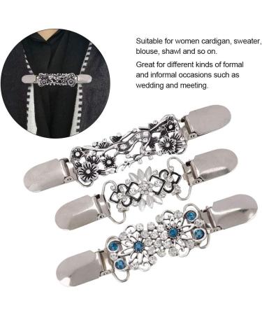 3 Pieces Brooch Pin Blouse Clip Gift for Friends and Family Durable and Immaculate Women - Buy Online on GoSupps.com