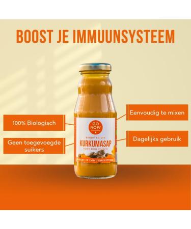 Pure Turmeric Juice 200ml 100 Turmeric Turmeric tea Turmeric shot Turmeric concentrate Organic Go Now - Buy Online on GoSupps.com