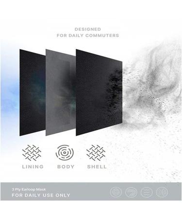 Kids Disposable Black Face Masks - 50 Pcs for Ages 4-12 | Breathable & Safe Toddler Masks - Buy Online on GoSupps.com