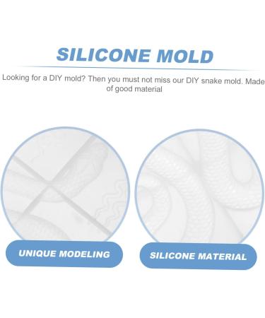 NUOBESTY 1pc Snake Mold Home Decor Silicone Molds Professionals Diy Mold Adults Diy Mold Manual Model 3d As Shown 30X18.5cm - Buy Online on GoSupps.com