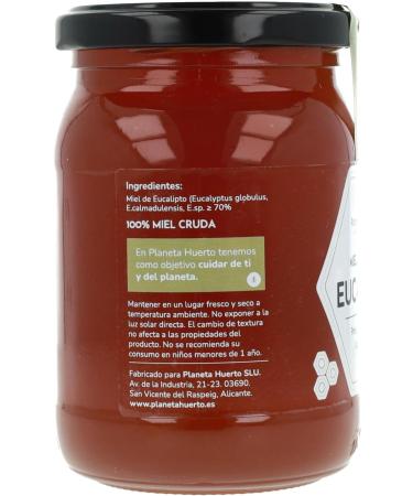 Raw eucalyptus honey Vegetable garden planet 500g - Buy Online on GoSupps.com