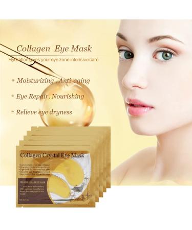 Gold Collagen Under Eye Patches - 30 Pairs for Dark Circles, Wrinkles, and Puffiness - Buy Online on GoSupps.com