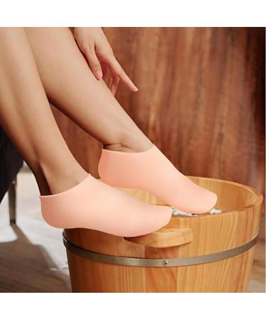 Xnivuis Silicone Socks for Women - 3 Pairs Spa Gel Moisturizing Socks for Dry Feet & Rough Skin - Buy Online on GoSupps.com