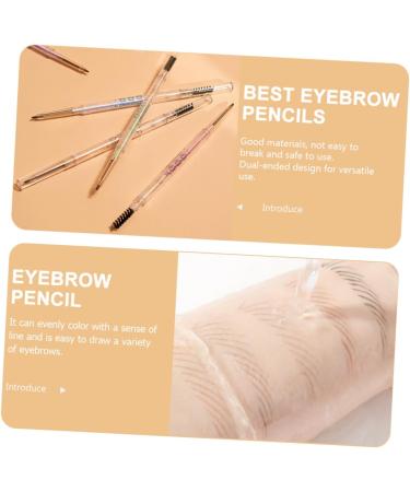 NOLITOY 5pcs Eyebrow Pencil Eyebrow Mascara Brown Eyebrow Pens Mint Miss Double Head Eyebrow Powder - Buy Online on GoSupps.com