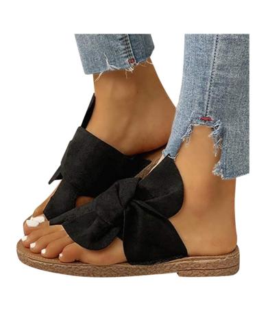 LGZY Women Comfy Platform Sandal Shoes Elegant Bunion Correctors Ideal for Big Toes Bent Toes and Pain Relief Summer Beach Travel Daily Dating Shopping Open Toe Shoes Black 39 39 Black