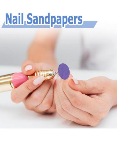 Mesee 60 Pieces Sanding Paper Discs for Pedicure 25mm Self-Adhesive Sandpaper Disk Pads with Nail Drill Bit Electric Foot File Sanding Disc Replacement for Manicure Pedicure Dead Skin Callus Removal - Buy Online on GoSupps.com