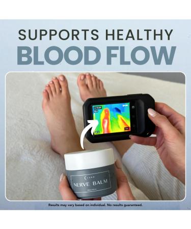 Lune Nerve Balm Neuropathy Cream for Burning, Tingling & Numbness in Feet & Hands | Natural Nerve Pain Relief Cream with Arnica, Vitamin B6 & Magnesium | 3.4 oz - Buy Online on GoSupps.com