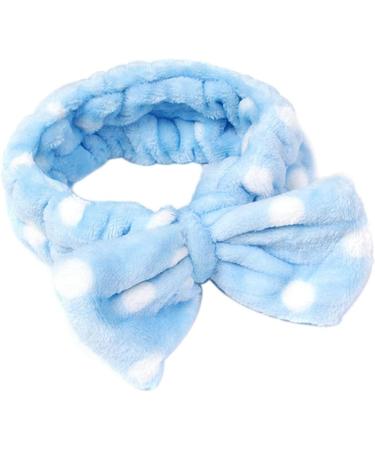 Blue Face Wash Hairband Women Bow Makeup Cosmetic Elastic Headband New Released Reliable Women's Fashion Headbands Hair Styling Accessories - Buy Online on GoSupps.com