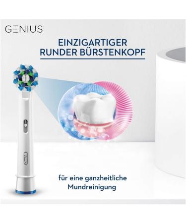 Buy Oral-B Genius 8500 Electric Toothbrush - 5 Cleaning Modes Bluetooth Travel Case - Silver Design Edition | Perfect Dental Care Gift - Buy Online on GoSupps.com