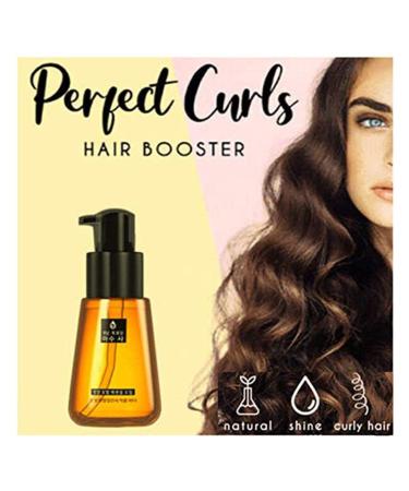 Morocco Hair Essential Oil  Super Curl Defining Booster for Natural and Curly Hair  Softens and Hydrates  Moisturizes Hair and Great for Easy Combing - Perfect Defined Curls Hair Care Essence Oil