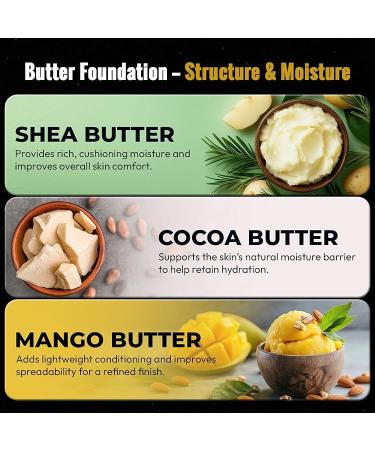 Shea Beck Body Butter Pure & Natural Whipped Body Butter with Shea Cocoa & Mango Butters + Jojoba Avocado & Sweet Almond Oils | Skin & Beard Care (Blue Musk) - Buy Online on GoSupps.com