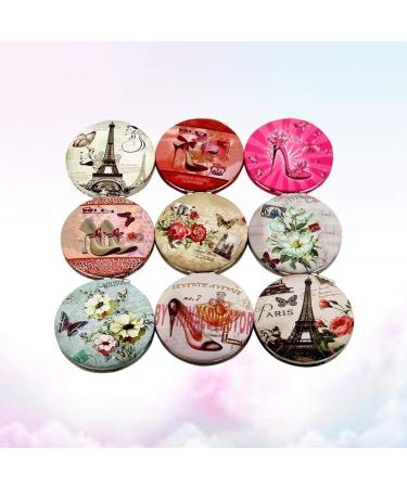 Round Mirror Double Side Mirror Portable Makeup Mirror Small Portable Mirror Decorative Handheld Mirror Handheld Magnifying Mirror Small Handheld Mirror Miss Travel Mirror Girl - Buy Online on GoSupps.com