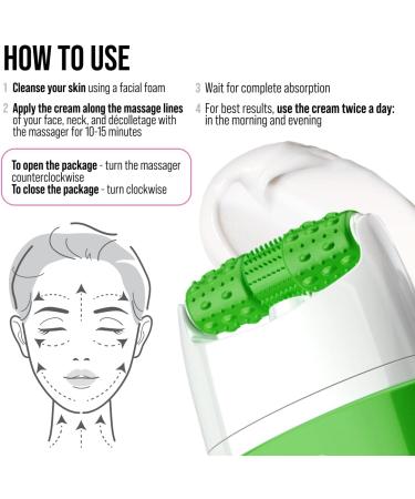  7Days 7Days Moisturizing Face Cream with Peptides - Skincare Korean - Firming Cream for Face and Neck - Roller Anti Swelling for Skin 80 ml - Buy Online on GoSupps.com