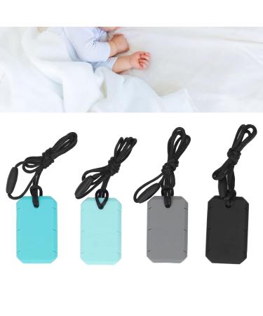 Buy Sensory Chew Necklace | Food Grade Silicone Pendant for Autism | Stress Relief & Soothing Chew Toys - Buy Online on GoSupps.com