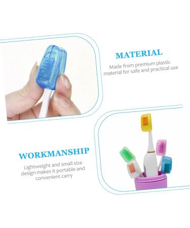 FRCOLOR 30-Piece Toothbrush Dust Cover Set | Dustproof Toothbrush Protectors & Caps for Travel & Home Use - Buy Online on GoSupps.com