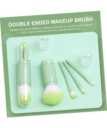 minkissy 2 Sets Telescopic Makeup Brush Makeup Dual Ended Cosmetic Brush Double Ended Makeup Brush Lip Brush Cosmetics Brush Tool Beauty Tools Artificial Fiber Double Head - Buy Online on GoSupps.com