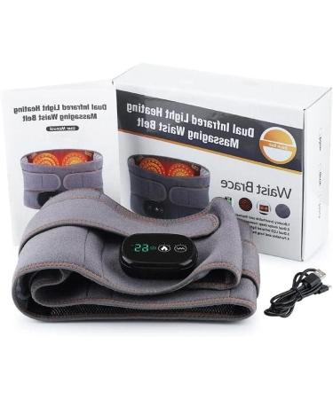 JLASDR neck protection USB electrically heated hip belt heat waist massage backbump back belly pain relief hot compress lumbar support electrical hip belt