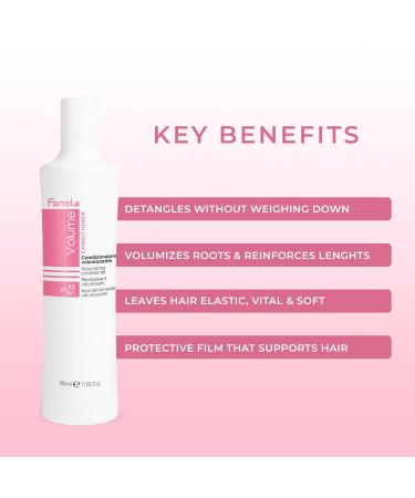 Fanola Volume Conditioner 350 ml - Odourless | Boost Hair Volume & Shine | International Shipping Available - Buy Online on GoSupps.com