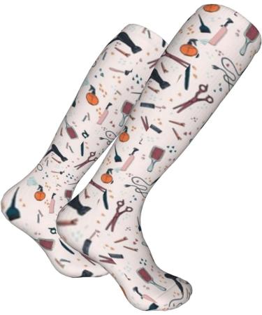 Compression Socks for Men & Women | 15-20 mmHg Circulation Support for Running & Cycling | Best Hairdressing Tools - Buy Online on GoSupps.com