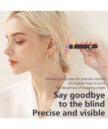 1080P Ear Camera Ear Wax Removal Tool Kit | 8PCS Ear Cleaner Set | 6 LED Lights, Ear Scoop & Tips | Compatible with iPhone iPad Android Phones (White) - Buy Online on GoSupps.com