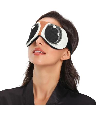 Haskirky Light Blocking Eye Mask | Breathable & Adjustable | Ideal for Travel, Yoga, Meditation | Cartoon Fox Eyes Design - Buy Online on GoSupps.com