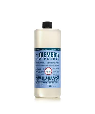 Mrs. Meyer's Multi-Surface Cleaner Concentrate, Use to Clean Floors, Tile, Counters, Bluebell, 32 fl. oz