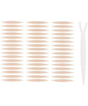 72 Pairs Breathable Double Eyelid Tape Adhesive Sticker for Charming Double Fold Eyelid Skin Friendly and Long Lasting (1302 skin color model) - Buy Online on GoSupps.com
