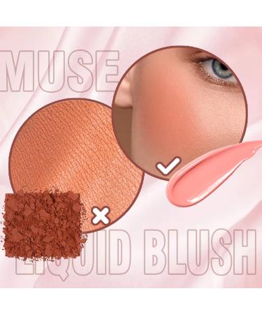Sace Lady Liquid Cheek Blusher Cream Gel - Cupcake Shade | Long Lasting, Lightweight, Blendable | Natural-Looking Pigmented Makeup for Women | Cruelty-Free | 0.14Fl Oz - Buy Online on GoSupps.com