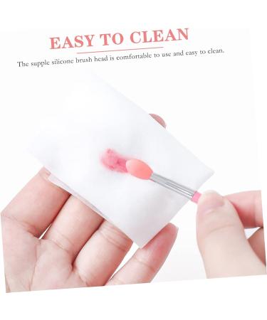 DOITOOL 2 Sets Lip Stick Dust Cover Make up Kit Lip Makeup Stick Lipstick Brush Convenient Silicone Lip Mask Brush Lady Tools Makeup Tool Silica Gel Miss Brush Tool To Sleep - Buy Online on GoSupps.com