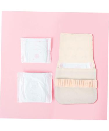 Coolhiya Multifunctional Travel Bag for Lipstick & Hygiene Essentials - Stylish Cotton Case for Menstrual Care & On-the-Go Convenience - Buy Online on GoSupps.com