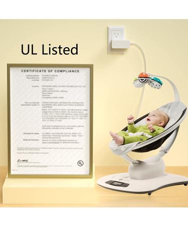 4moms mamaRoo Power Cord for 2015 Infant Seat Charger | Replacement AC Power Cord for mamaRoo Bouncer and rockaRoo Baby Swing - Buy Online on GoSupps.com