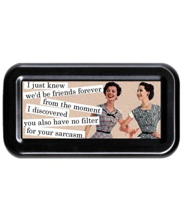 No Filter for Sarcasm Funny Retro Tampon Case