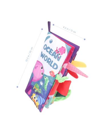 Abaodam 5-Stage Fabric Book for Toddlers | Early Development Baby Toys | Soft Crumpled Touch Book for Girls & Newborns - Buy Online on GoSupps.com