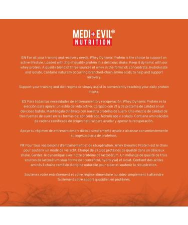 Medi-Evil Nutrition Whey Dynamic Protein Salted Caramel Flavour 2kg 66 Servings Whey Protein Powder for Muscle Growth Vegetarian Salted Caramel 66 Servings (Pack of 1) - Buy Online on GoSupps.com
