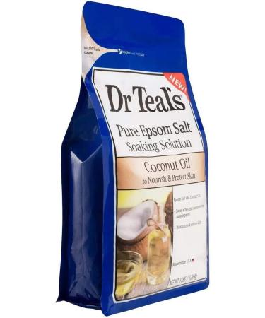 Dr. Teal's Epsom Salt Bath Variety Gift Set - Lavender & Coconut Oil, 3lbs Each - Buy Online on GoSupps.com