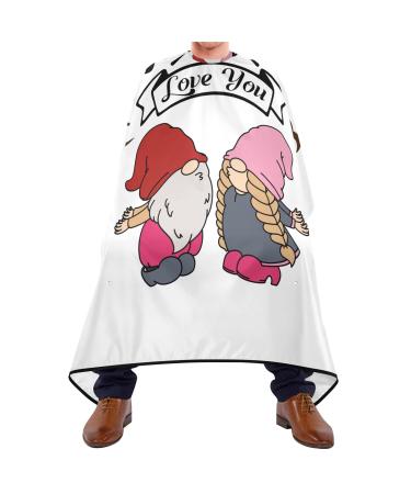 Waterproof Barber Cape -Gnome Pattern26 Cheetah Haircut Bib for Men Unisex Hair Cutting Cape(8rp1a)