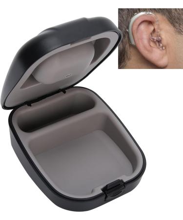 Hearing Aid Case Waterproof Portable Drop Resistance Hearing Aid Storage Box Portable Hearing Aid Box Hearing Aid Protective Box for Store Hearing Aids(black) - Buy Online on GoSupps.com