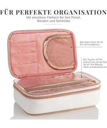 Rose Gold Make-Up Bag for Women | Noble Small Cosmetic Bag - Perfect Gift by Lily England - Buy Online on GoSupps.com